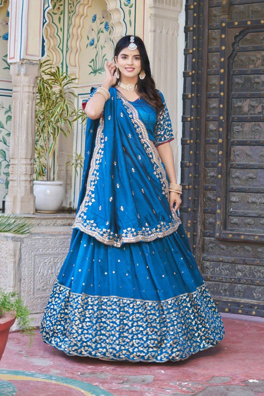 Embroidery Rajwadi work  Lehenga Choli