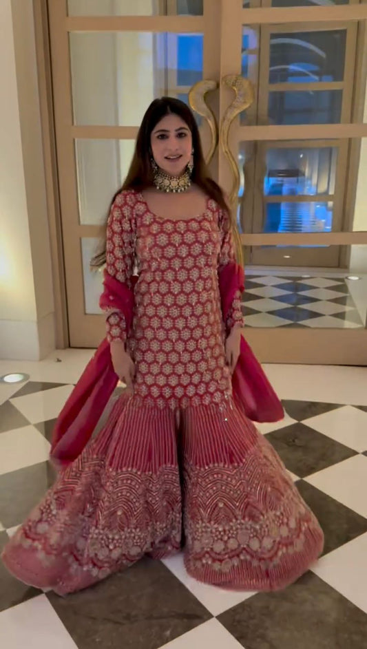 Classic Indian Anarkali with Heavy Embroidery