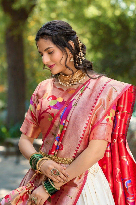 Trendy and Traditional Paithani  Lehenga  Choli