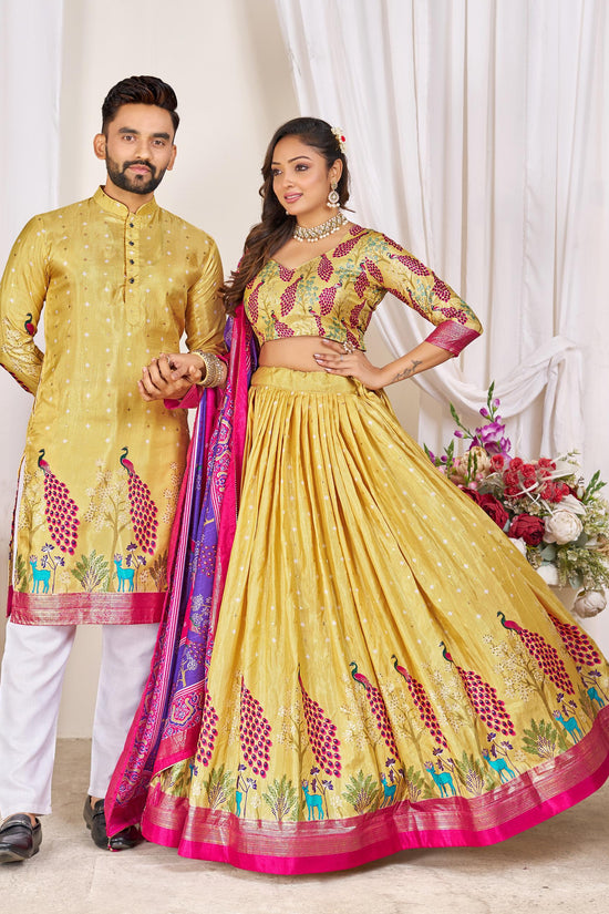 Couple Combo (Men's Kurta & Women Lehenga) For Festival Season👩🏻❤️👨🏼💃🏻