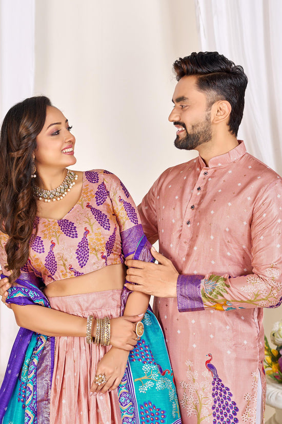Couple Combo (Men's Kurta & Women Lehenga) For Festival Season👩🏻❤️👨🏼💃🏻