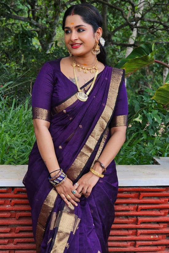 SOFT LINEN COTTON SILK SAREE