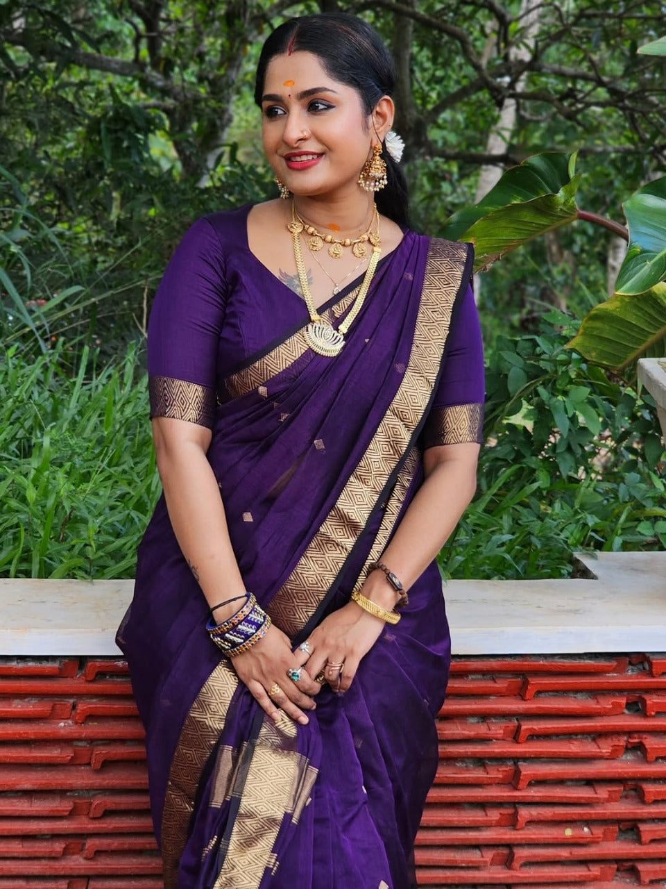 SOFT LINEN COTTON SILK SAREE