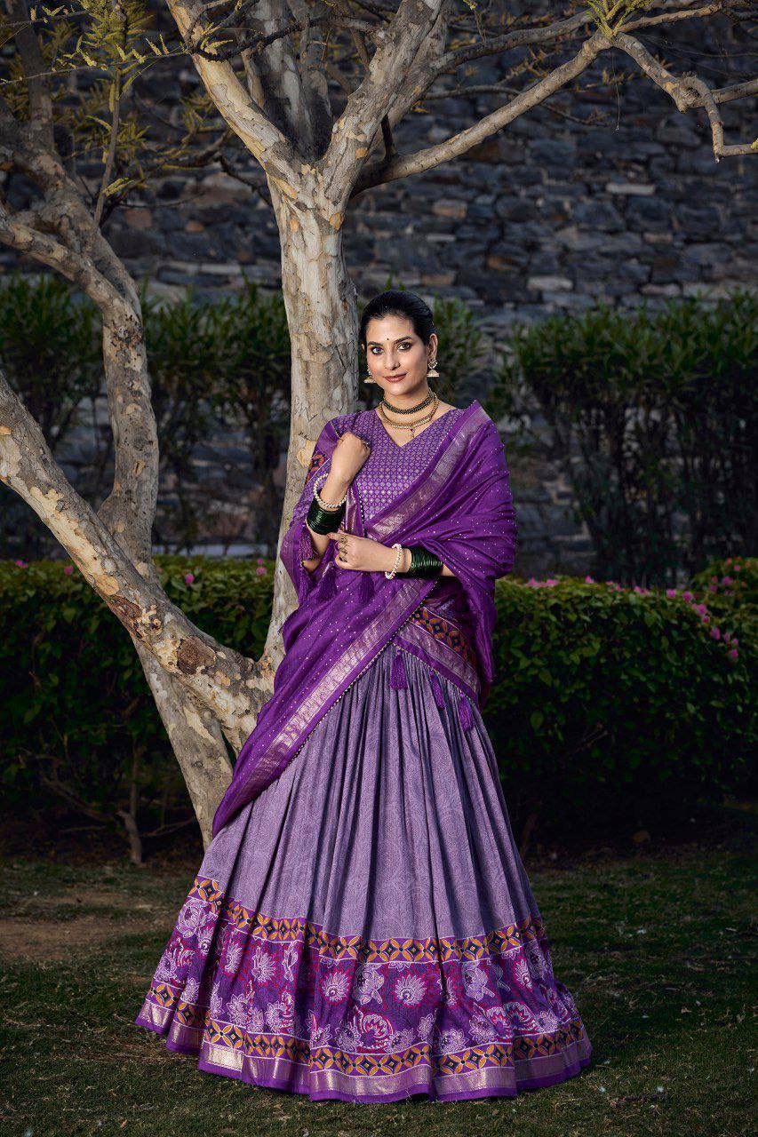 Printed Lehenga Choli