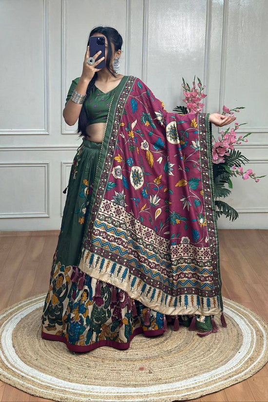 Bandhej And Ajarakh Print Lehenga