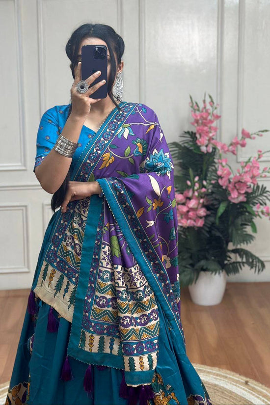 Bandhej And Ajarakh Print Lehenga