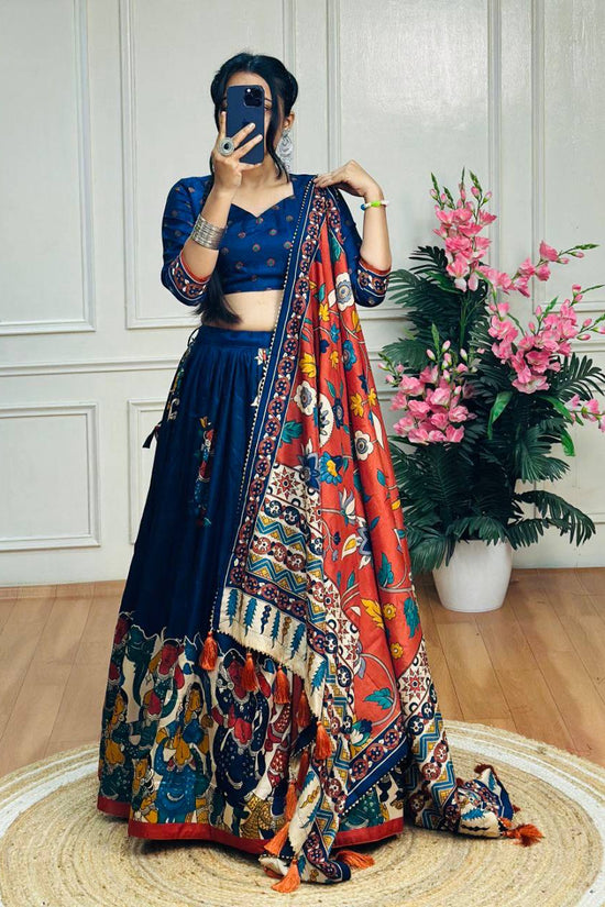 Bandhej And Ajarakh Print Lehenga