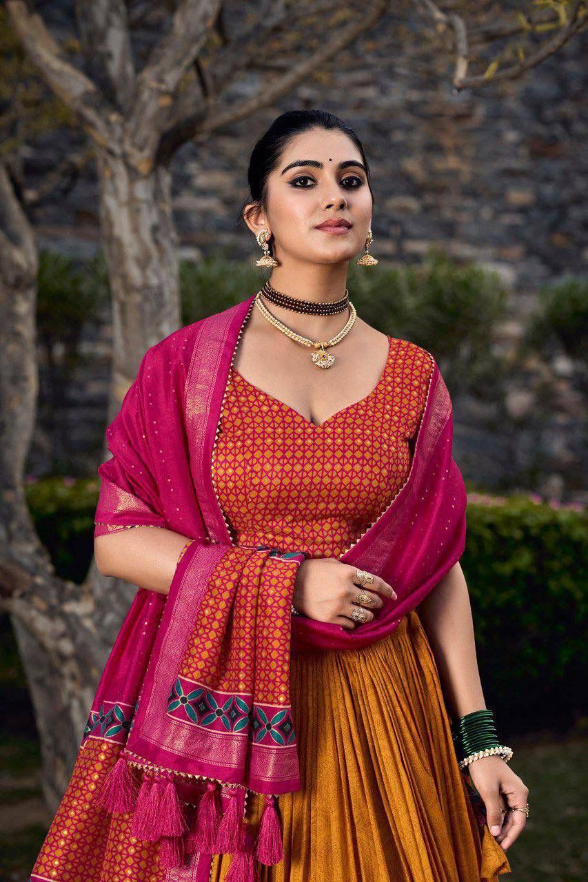 Printed Lehenga Choli