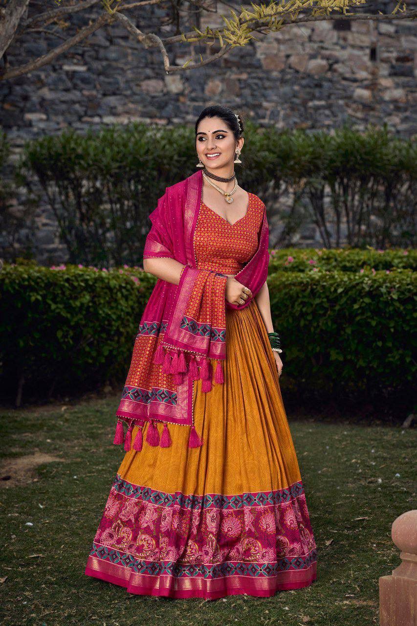 Printed Lehenga Choli