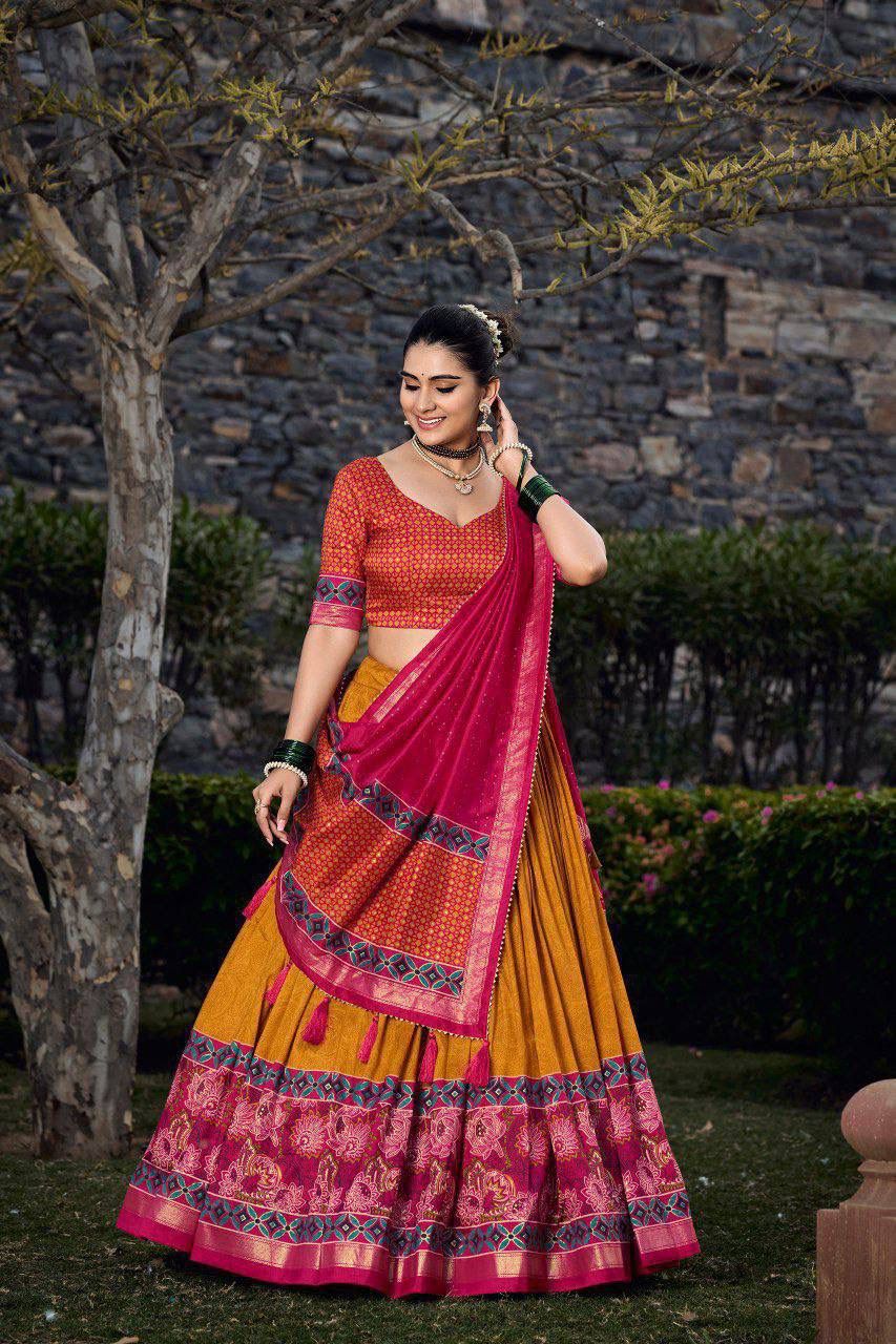 Printed Lehenga Choli