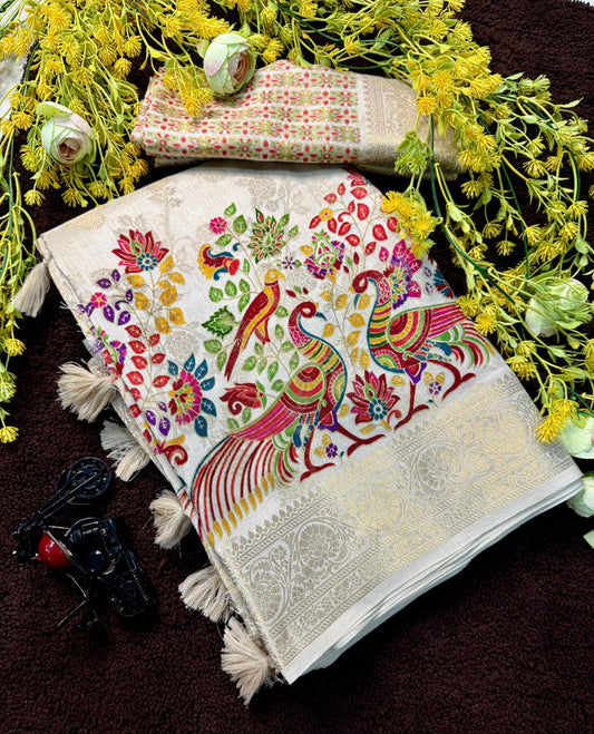 BOLLYWOOD  PREMIUM JARI VIEWING SAREE