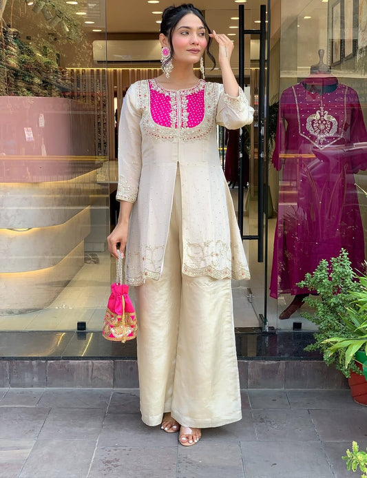 Presenting a New Party Wear Look Top , Pent