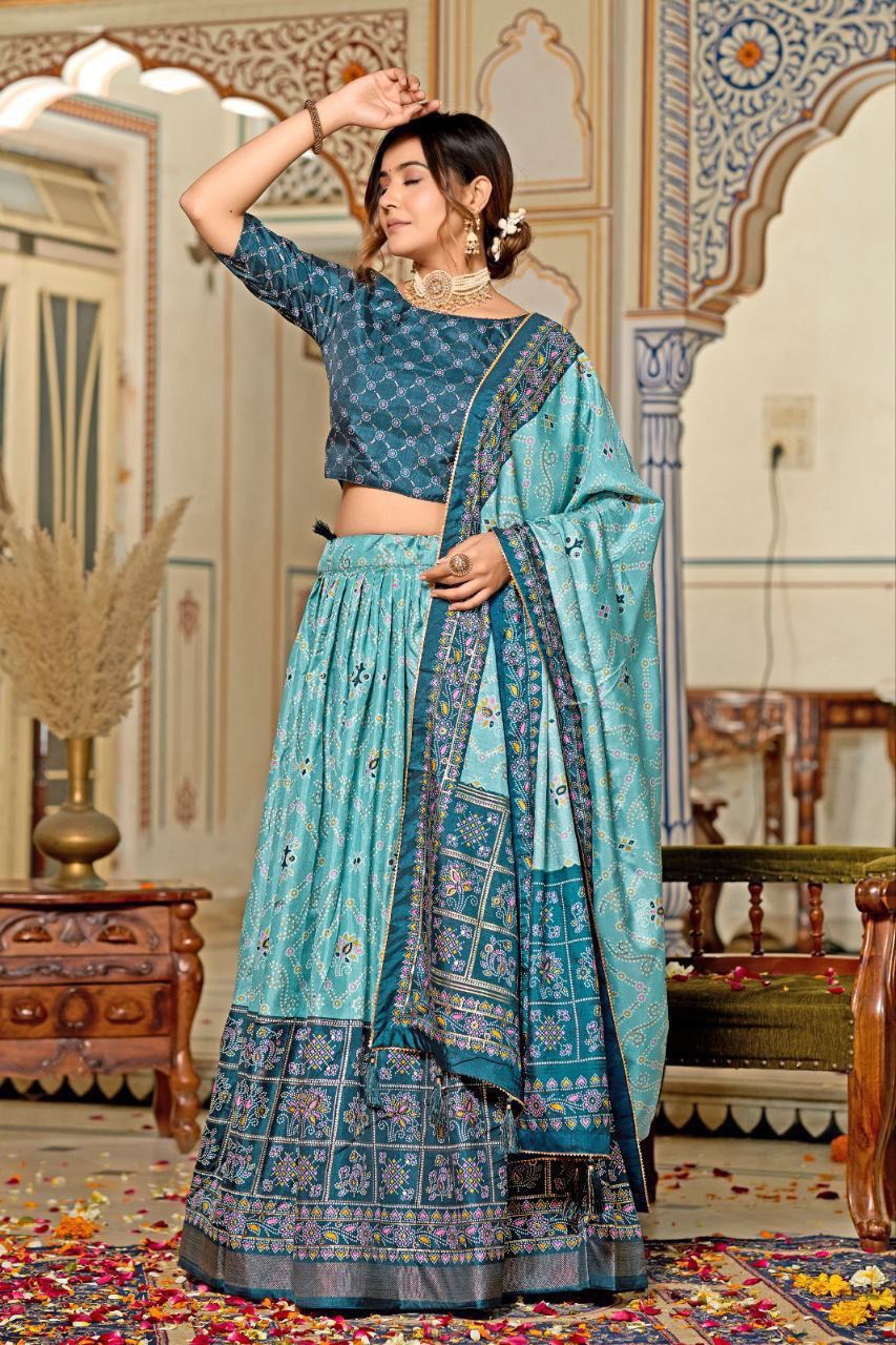 PARTY WEAR RICH  LOOK  LEHENGA