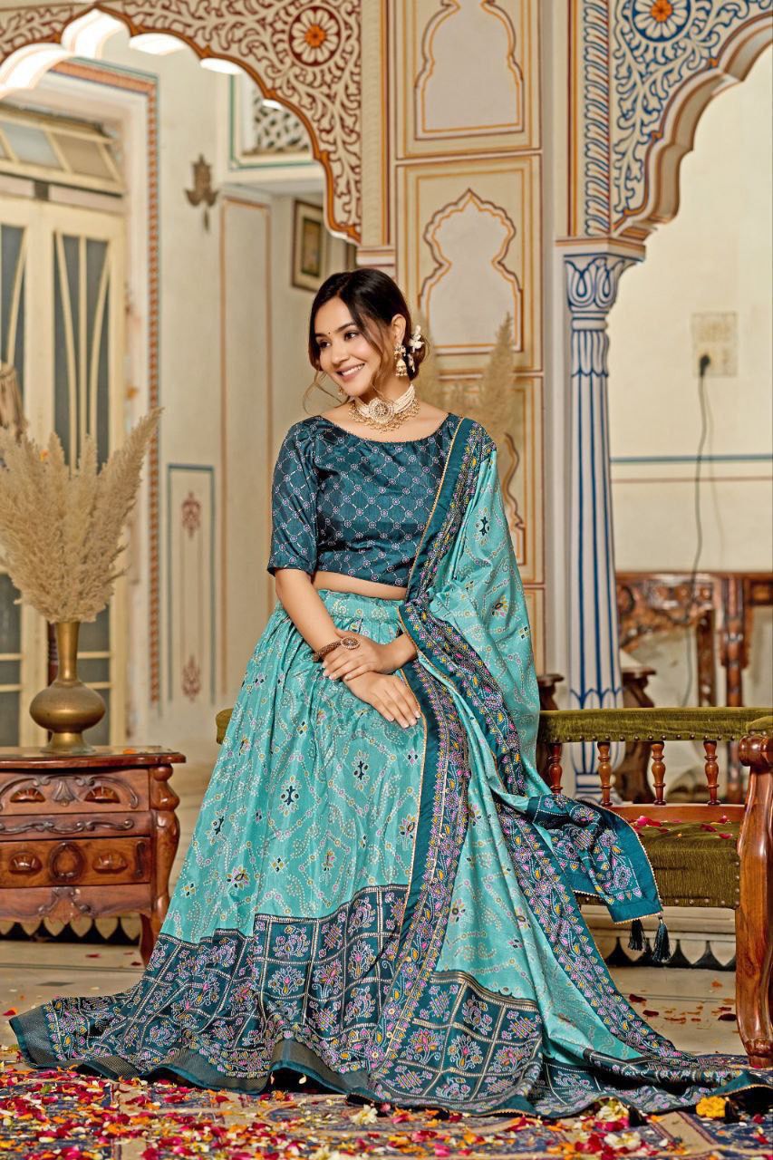 PARTY WEAR RICH  LOOK  LEHENGA