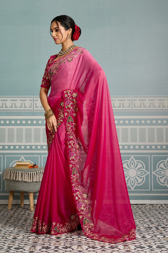 Party Wear Soft Star Georgette Saree