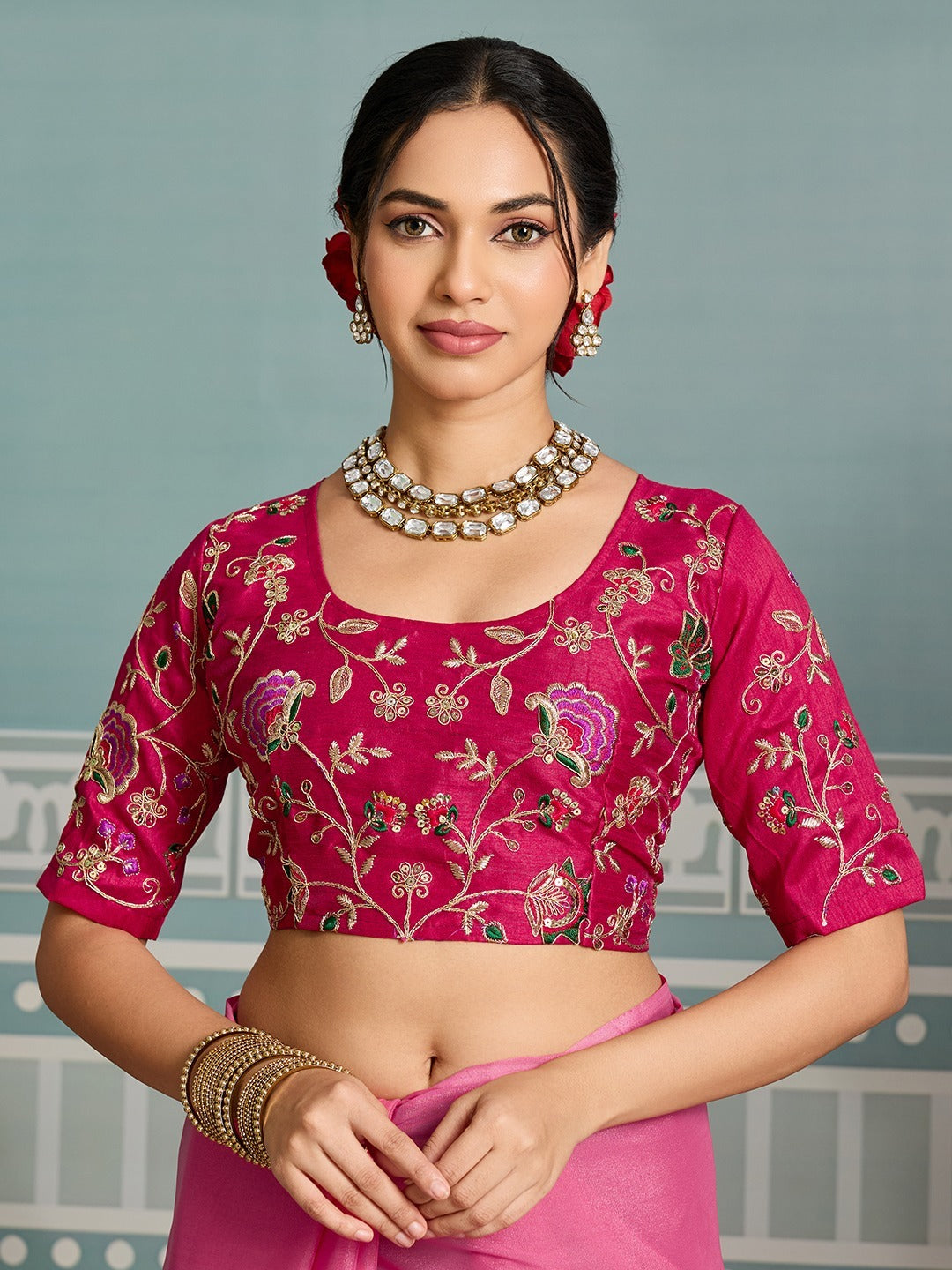 Party Wear Soft Star Georgette Saree