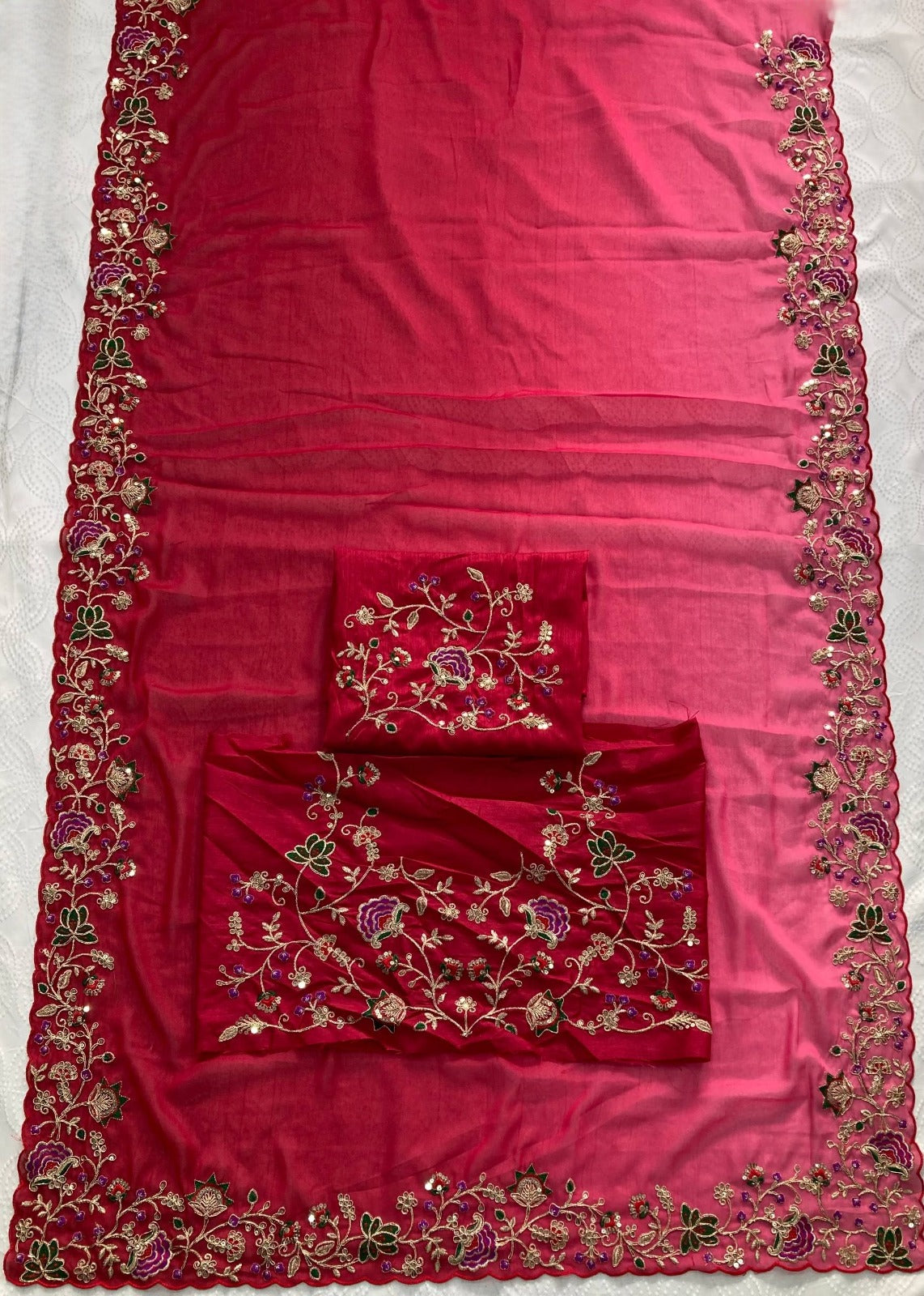 Party Wear Soft Star Georgette Saree