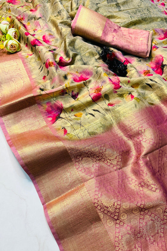 HAVY JEQURD VIWING RICH PALLU DIGITAL SAREE