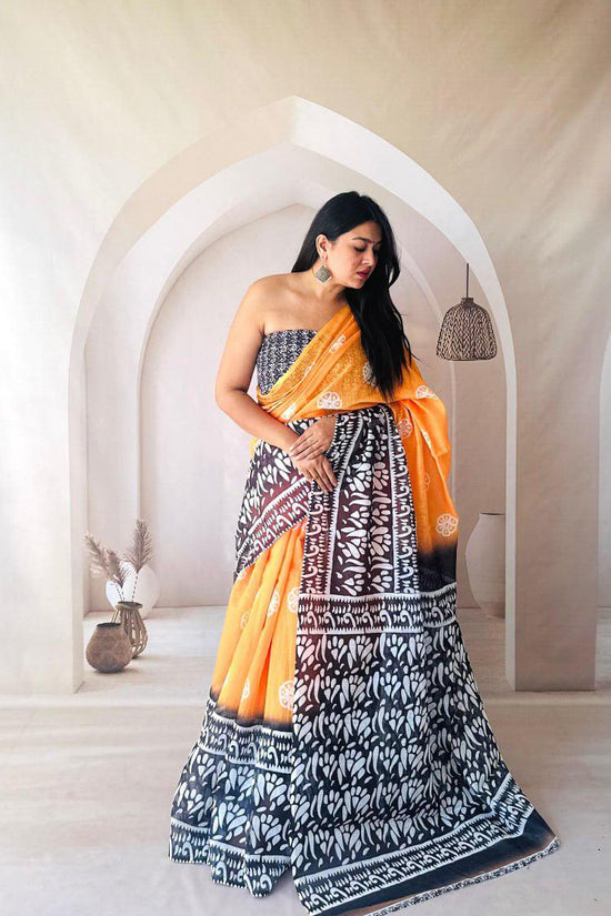 Linen silk cotton sarees