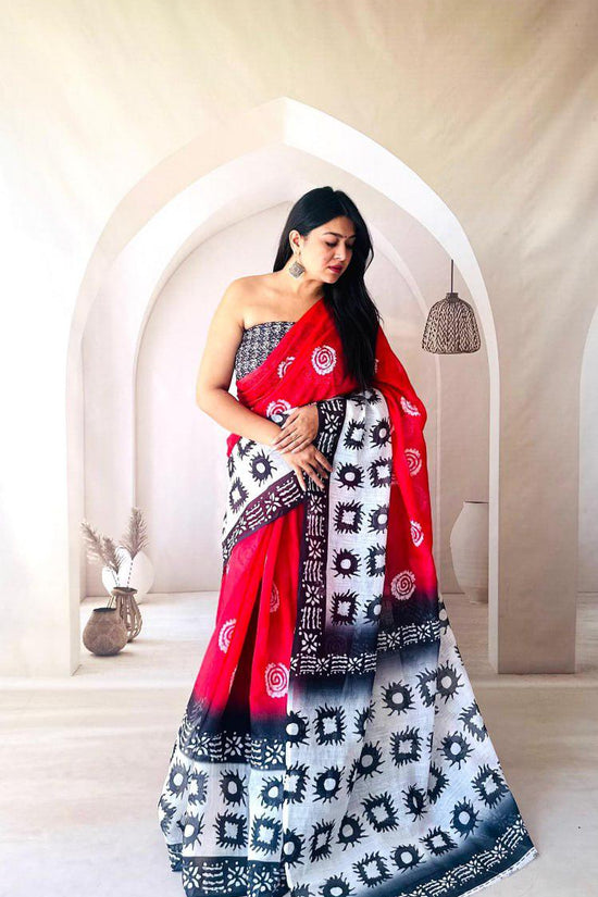 Linen silk cotton sarees