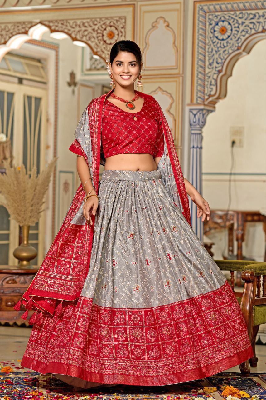PARTY WEAR RICH  LOOK  LEHENGA