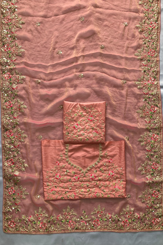 Wedding Special Party Wear Soft NxC Moss chiffon saree