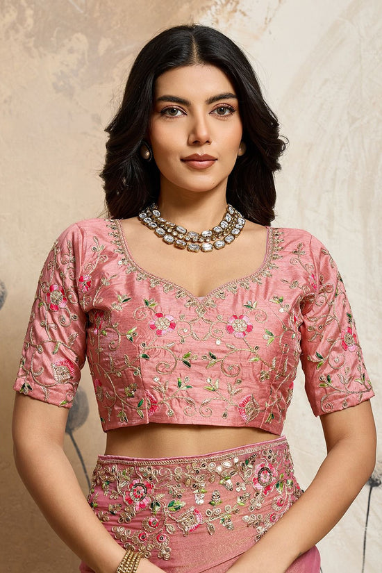 Wedding Special Party Wear Soft NxC Moss chiffon saree