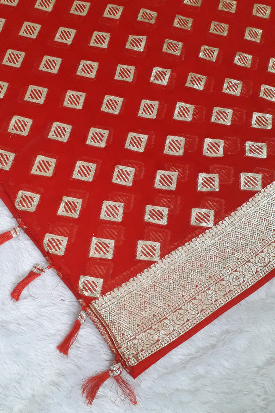pure viscose georgette saree for women