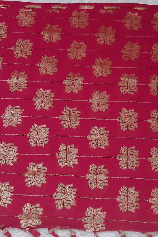 pure viscose georgette saree for women