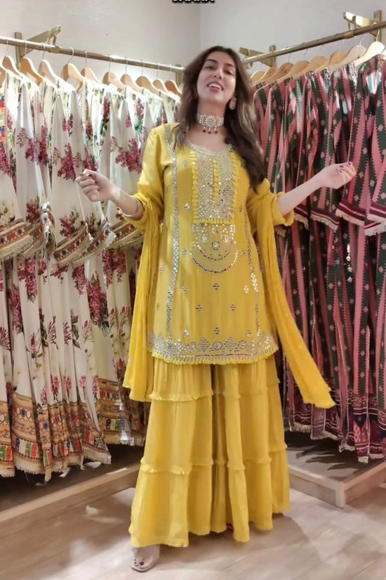 Designer Sharara Set – Elegant Ethnic Wear ✨