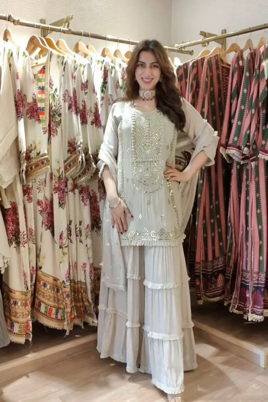 Designer Sharara Set – Elegant Ethnic Wear ✨
