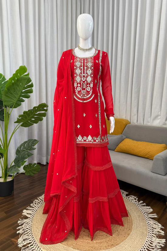 Designer Sharara Set – Elegant Ethnic Wear ✨