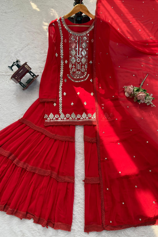 Designer Sharara Set – Elegant Ethnic Wear ✨