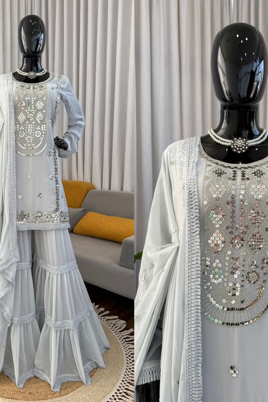 Designer Sharara Set – Elegant Ethnic Wear ✨