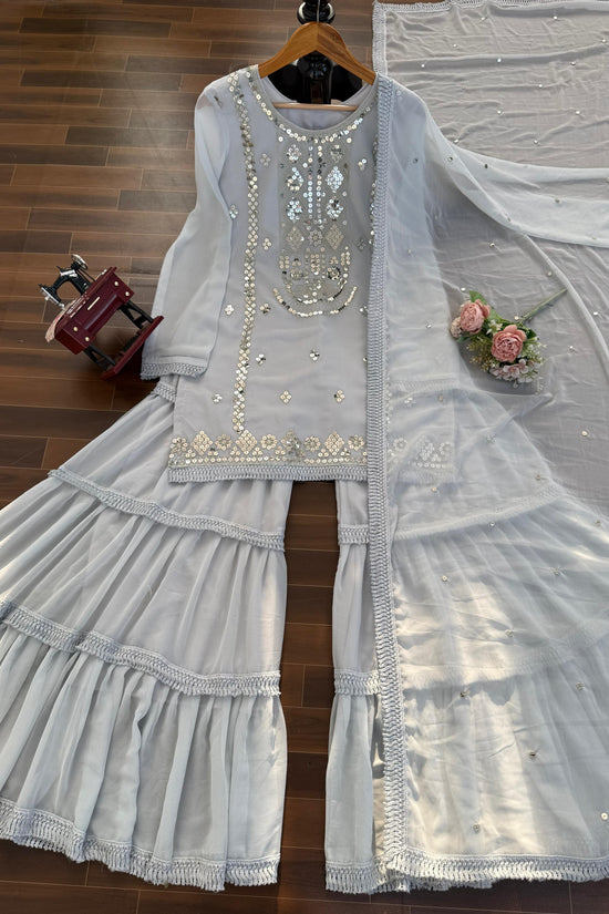 Designer Sharara Set – Elegant Ethnic Wear ✨