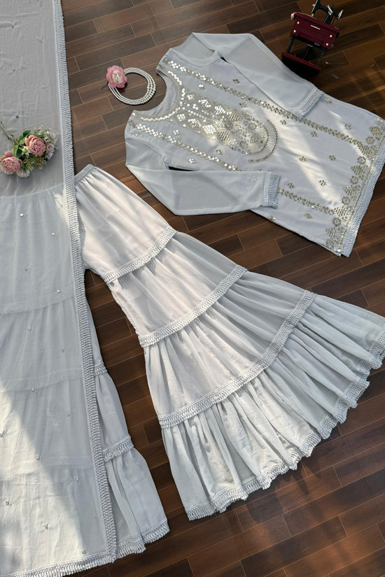 Designer Sharara Set – Elegant Ethnic Wear ✨