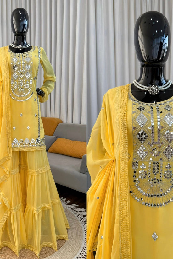 Designer Sharara Set – Elegant Ethnic Wear ✨