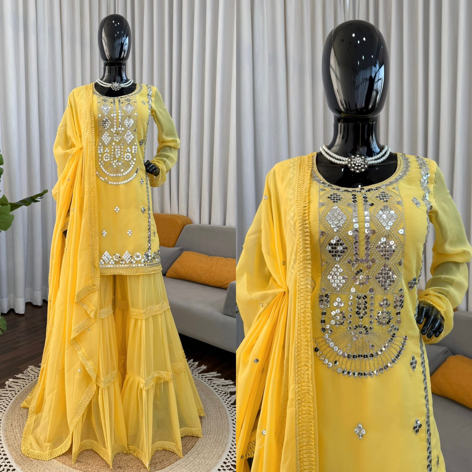 Designer Sharara Set – Elegant Ethnic Wear ✨