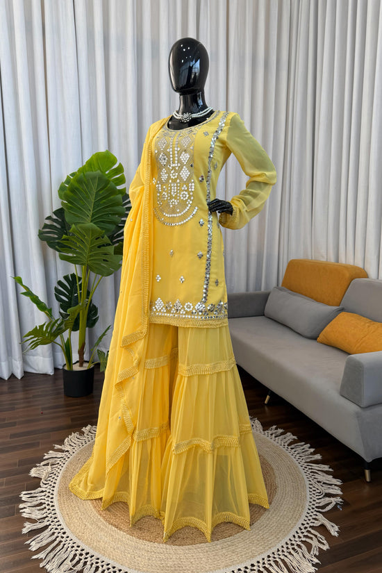 Designer Sharara Set – Elegant Ethnic Wear ✨