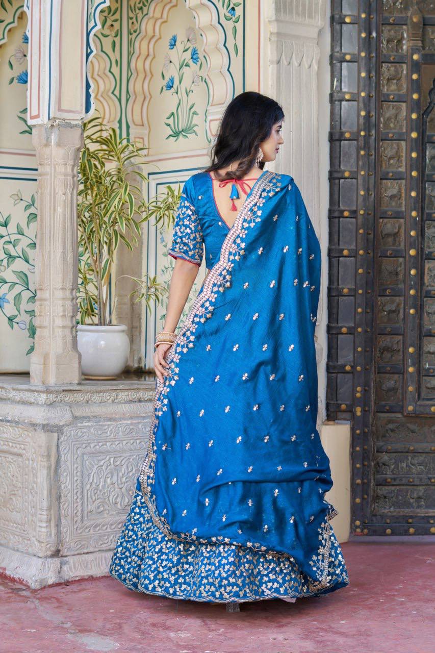 Embroidery Rajwadi work  Lehenga Choli