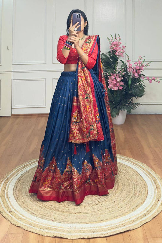 Party wear dola silk lehenga choli