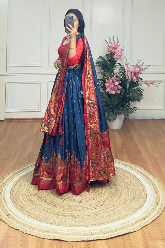 Party wear dola silk lehenga choli
