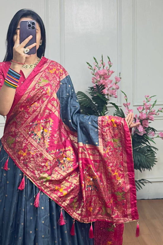 Party wear dola silk lehenga choli