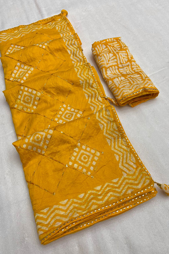 batik print seqance Rich Look Saree