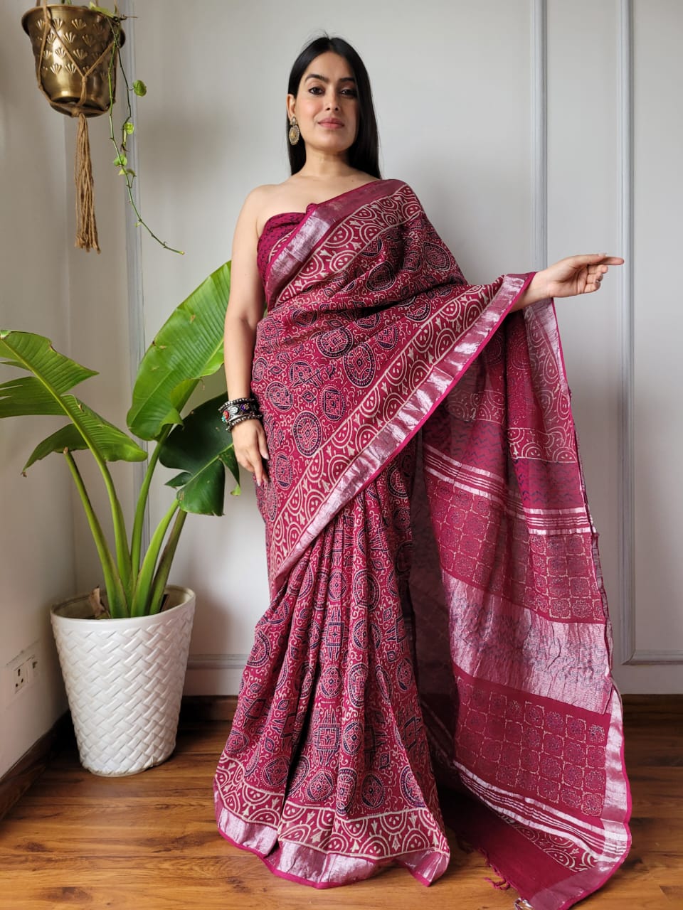 Party wear Traditional  Soft Silk Slub Saree