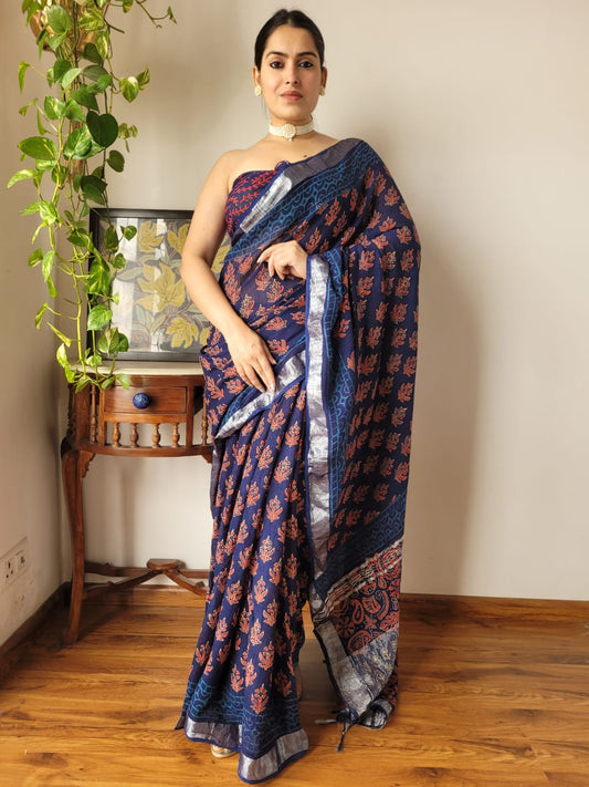 Party wear Traditional  Soft Silk Slub Saree