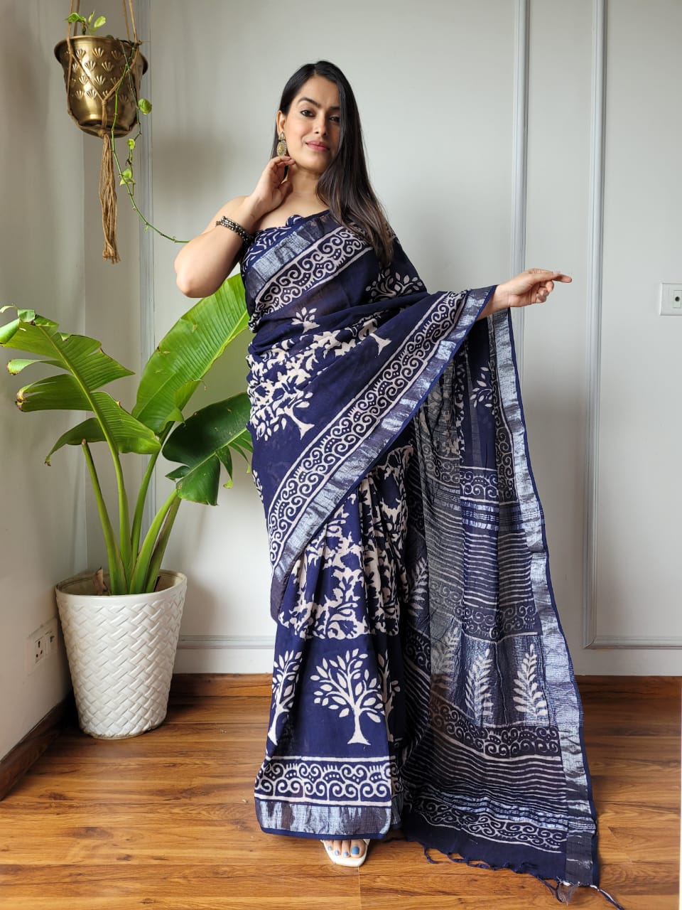 Party wear Traditional  Soft Silk Slub Saree