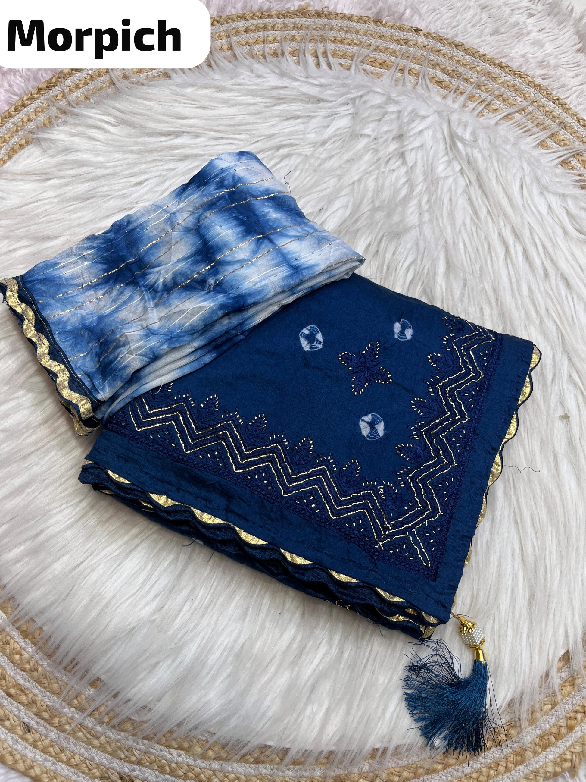 beautiful soft cotton sibori saree