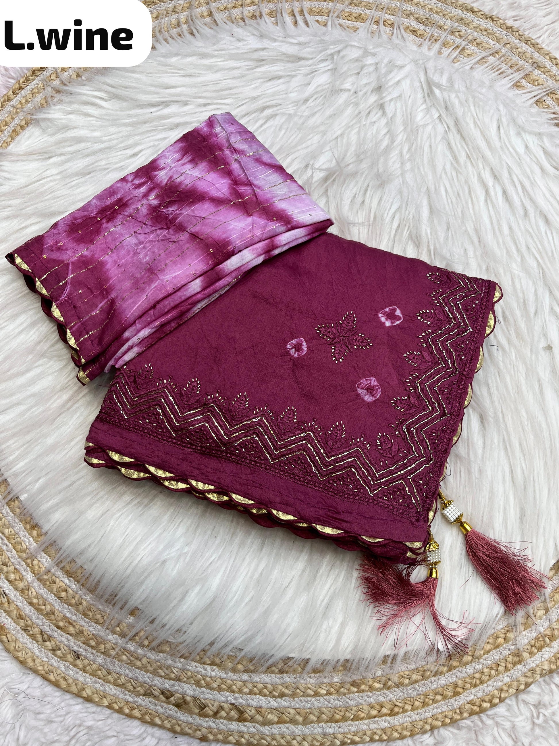 beautiful soft cotton sibori saree