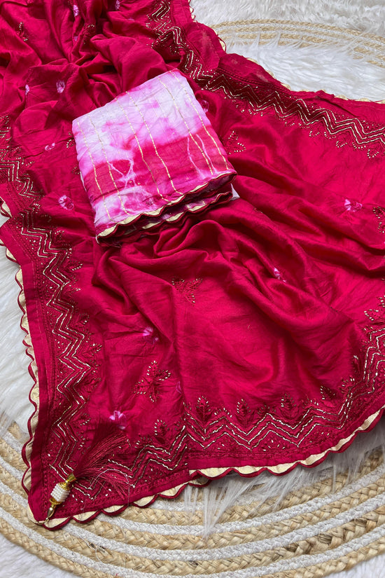 beautiful soft cotton sibori saree